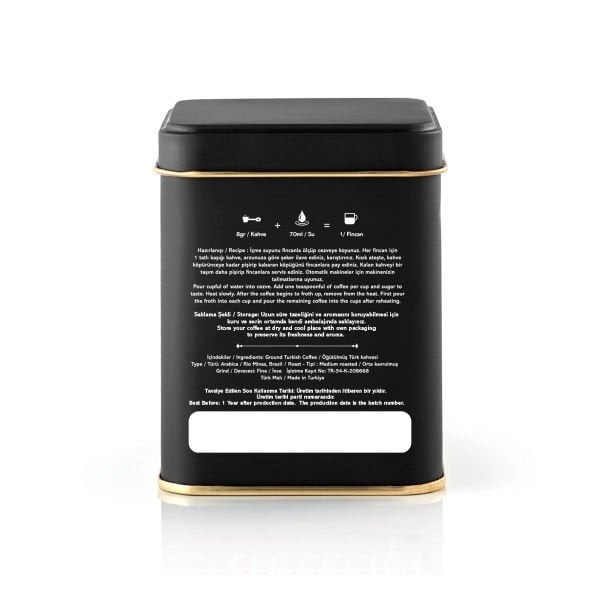 Paşakonağı Osmanlı Türk Kahvesi 125gr. - Teneke Kutu 125 gr - Görsel 3
